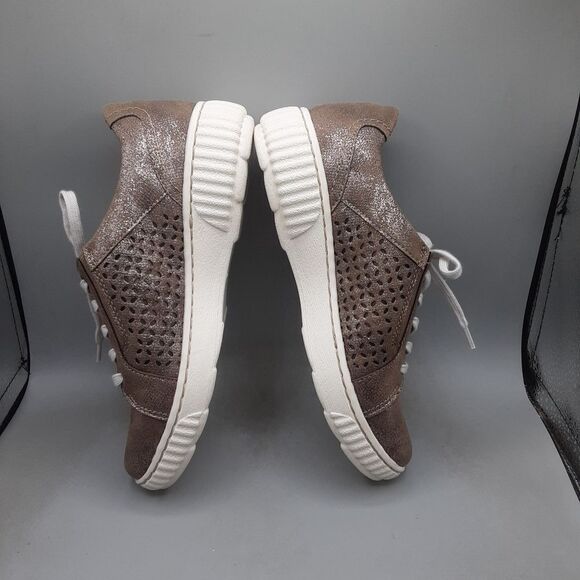 Clarks Caroline Ella Sneakers Women's 5.5M Brown Metallic 2 - Picture 3 of 11